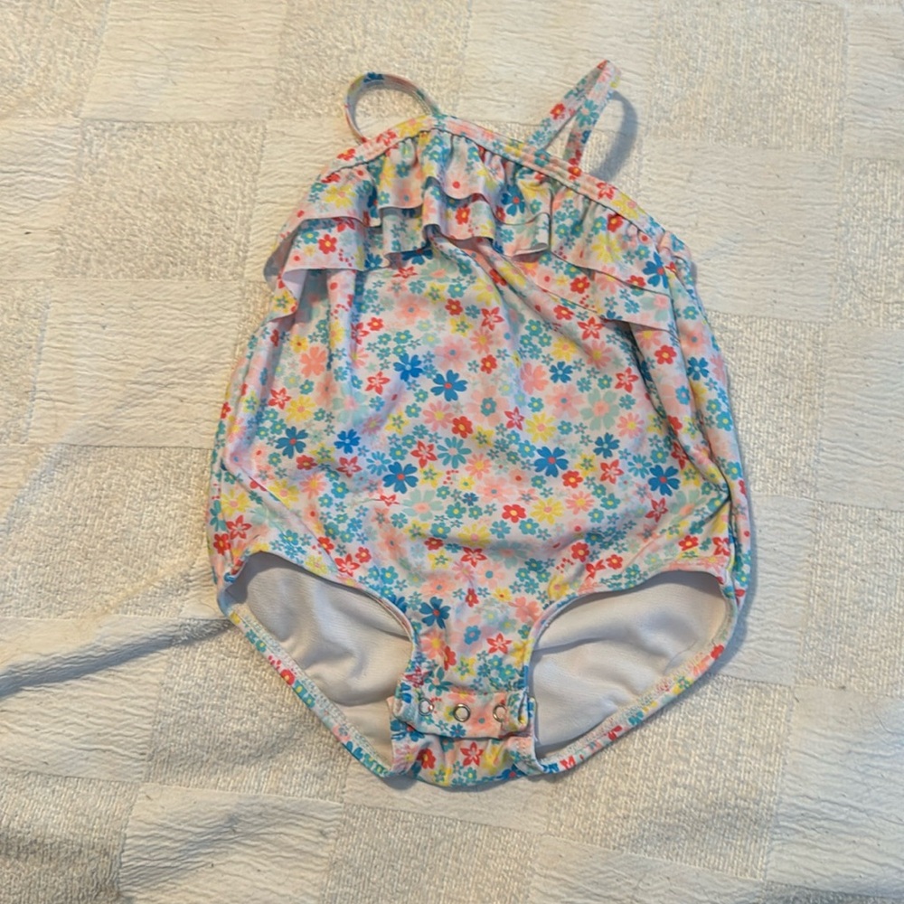 Floral bathing suit